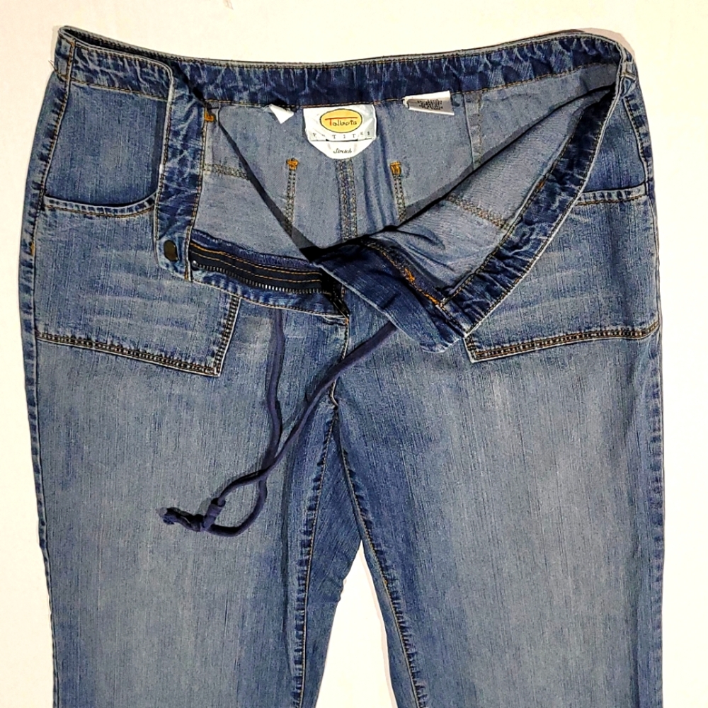 Talbots Beachy Lightweight Drawstring Jeans - Picture 2 of 4